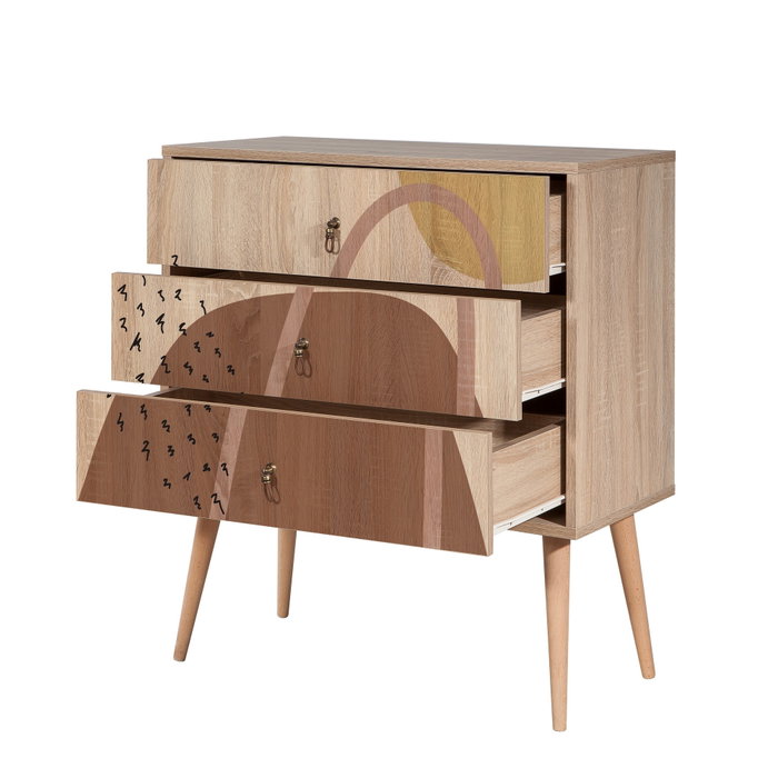 Hanah Home City Trio Form Multicolor